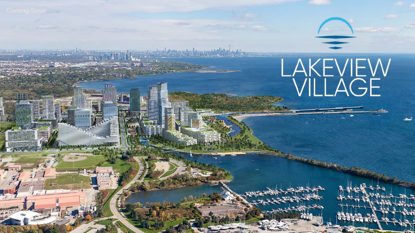 Aquanova Condos at Lakeview Village rendering