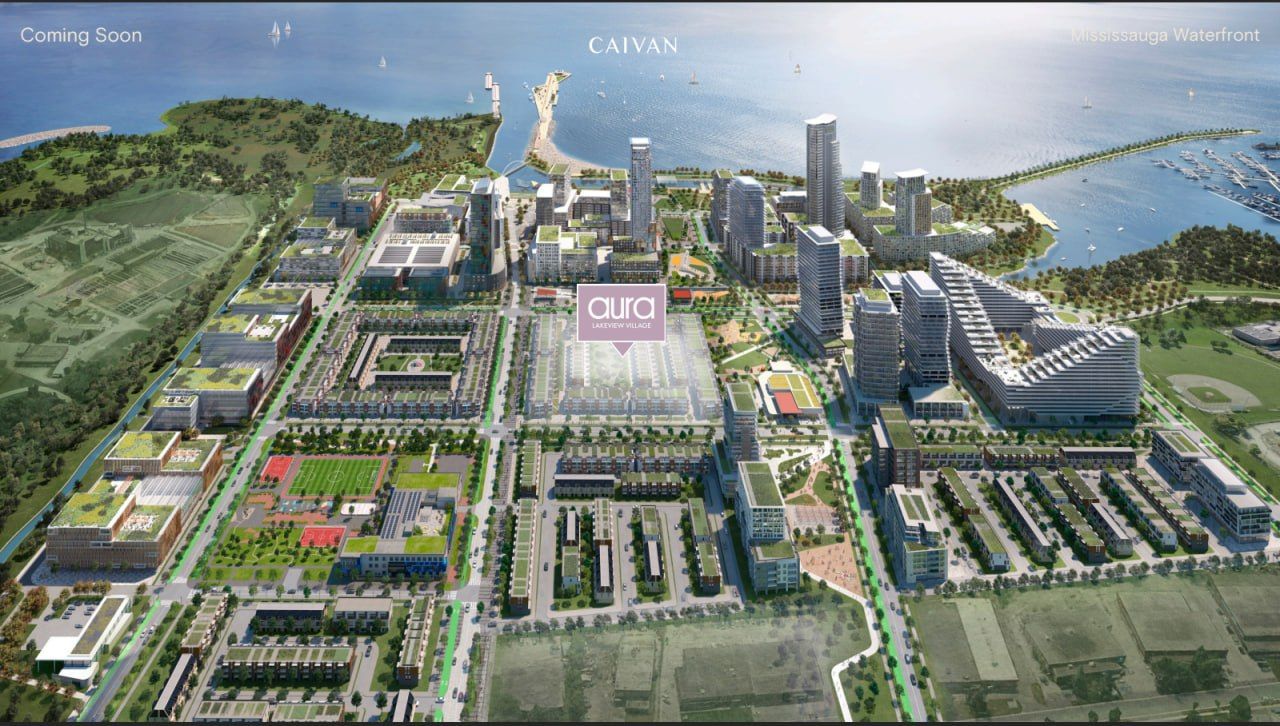 Aura Lakeview Village by Caivan rendering